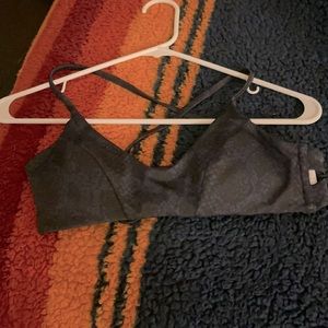 Athleta bikini navy blue snakeskin small